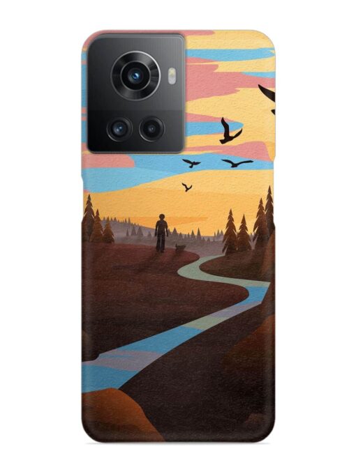 Natural Landscape Art Snap Case for Oneplus 10R (5G) Zapvi