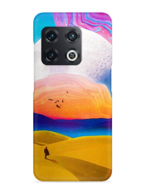 Sandy Desert Snap Case for Oneplus 10T (5G) Zapvi