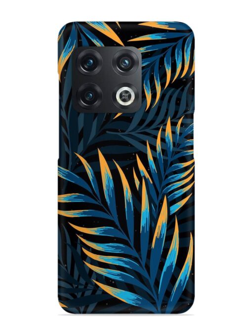 Abstract Leaf Art Snap Case for Oneplus 10T (5G) Zapvi