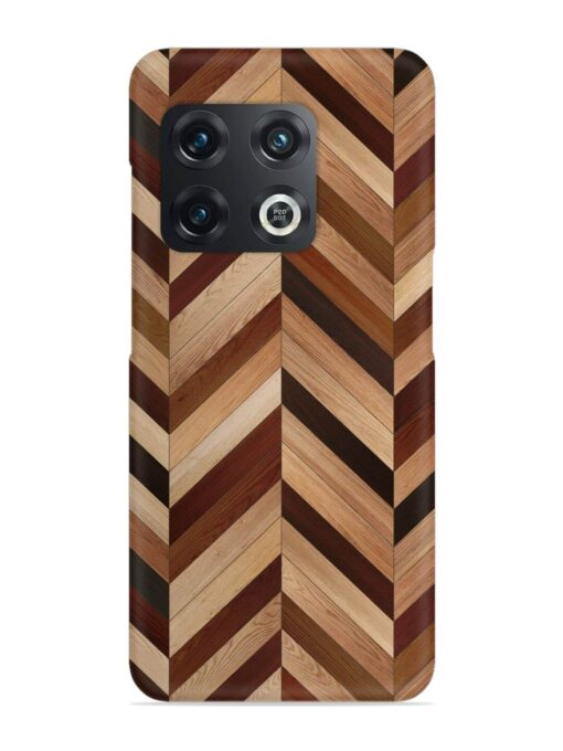 Seamless Wood Parquet Snap Case for Oneplus 10T (5G) Zapvi