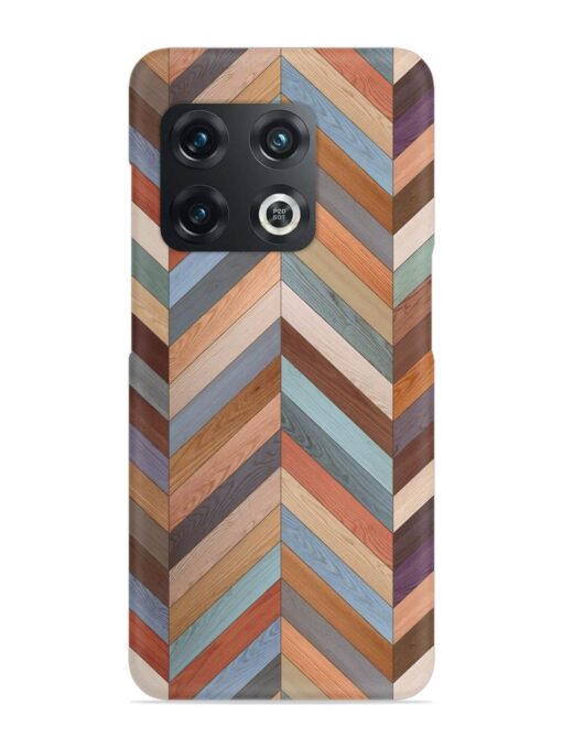 Seamless Wood Parquet Snap Case for Oneplus 10T (5G) Zapvi