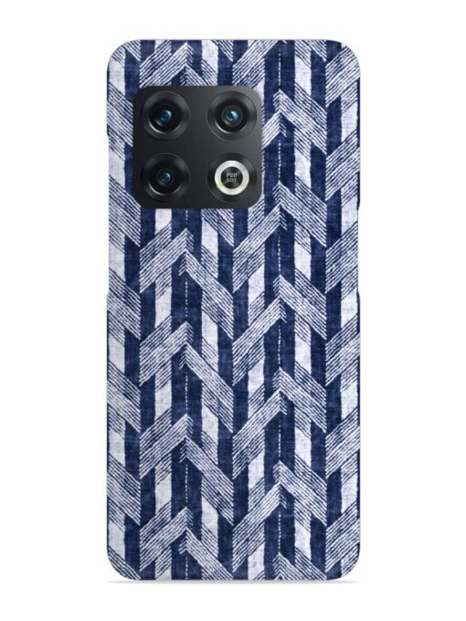 Abstract Herringbone Motif Snap Case for Oneplus 10T (5G) Zapvi