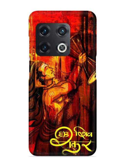 Illustration Lord Shiva Snap Case for Oneplus 10T (5G) Zapvi