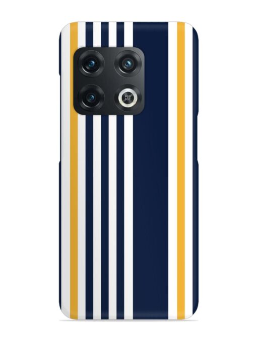 Seamless Stripe Pattern Snap Case for Oneplus 10T (5G) Zapvi