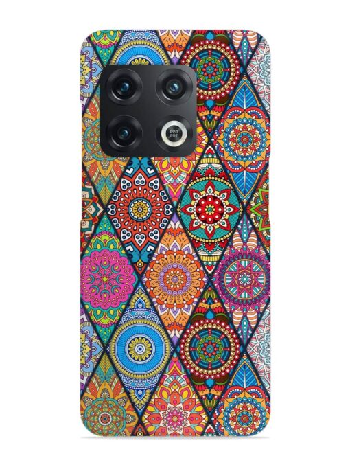 Seamless Tile Pattern Snap Case for Oneplus 10T (5G) Zapvi