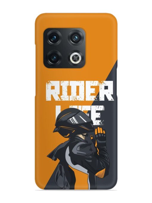 Rider Life Snap Case for Oneplus 10T (5G) Zapvi