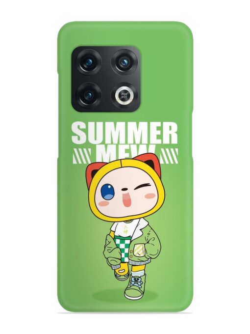 Summer Mew Snap Case for Oneplus 10T (5G) Zapvi