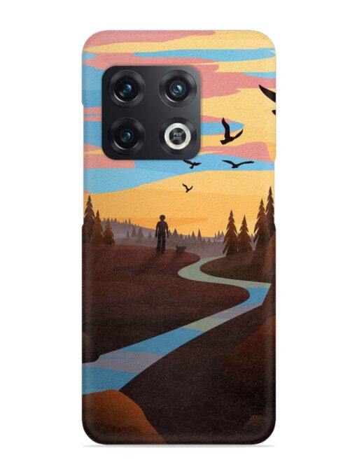 Natural Landscape Art Snap Case for Oneplus 10T (5G) Zapvi