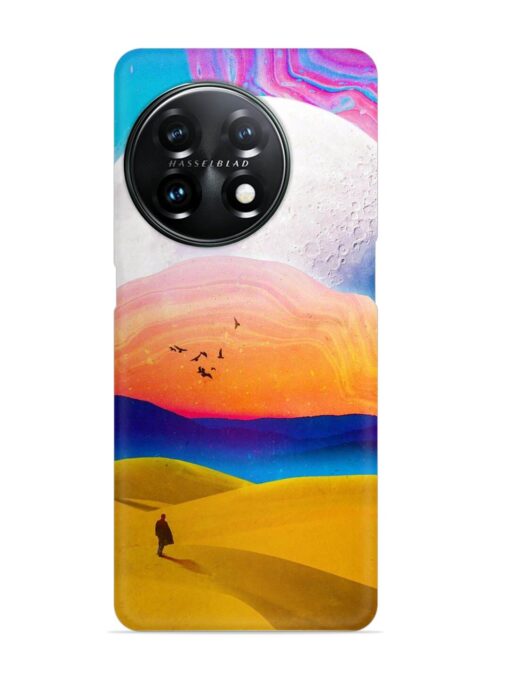 Sandy Desert Snap Case for Oneplus 11 (5G) Zapvi