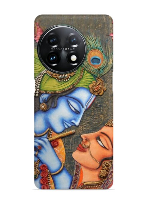 Lord Radha Krishna Flute Art Snap Case for Oneplus 11 (5G) Zapvi