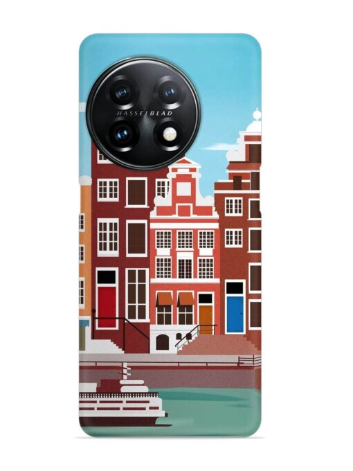 Scenery Architecture Amsterdam Landscape Snap Case for Oneplus 11R (5G) Zapvi