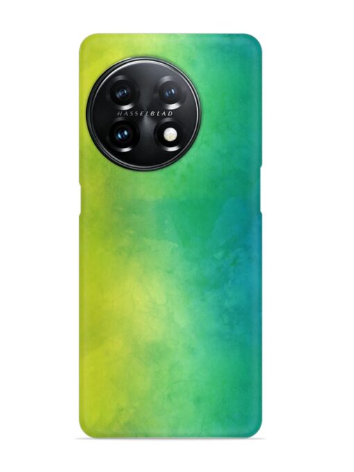 Yellow Green Gradient Snap Case for Oneplus 11R (5G) Zapvi