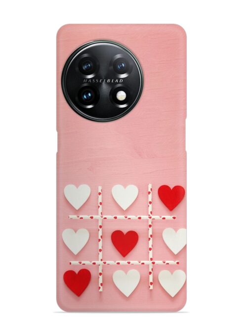 Valentines Day Concept Snap Case for Oneplus 11R (5G) Zapvi