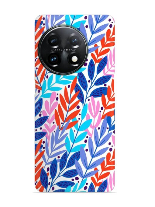 Bright Floral Tropical Snap Case for Oneplus 11R (5G) Zapvi