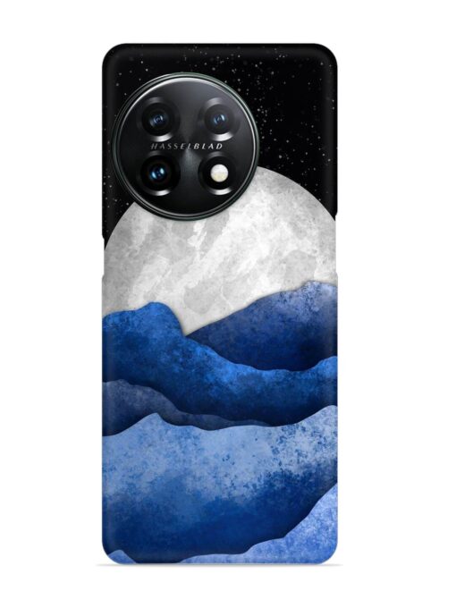 Full Moon Mountain Vector Snap Case for Oneplus 11R (5G) Zapvi