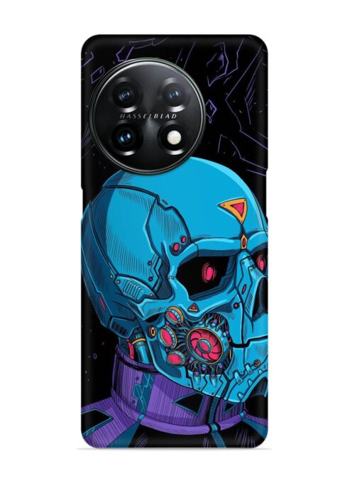 Skull Robo Vector Snap Case for Oneplus 11R (5G) Zapvi