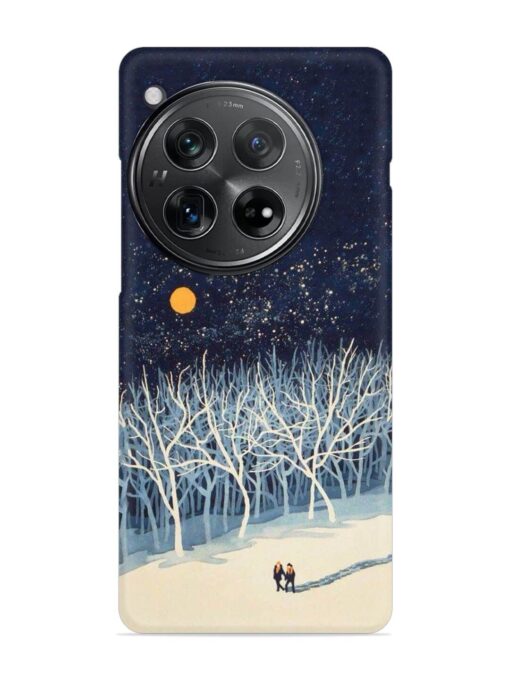 Full Moon Snowshoe Tour Snap Case for Oneplus 12 (5G) Zapvi