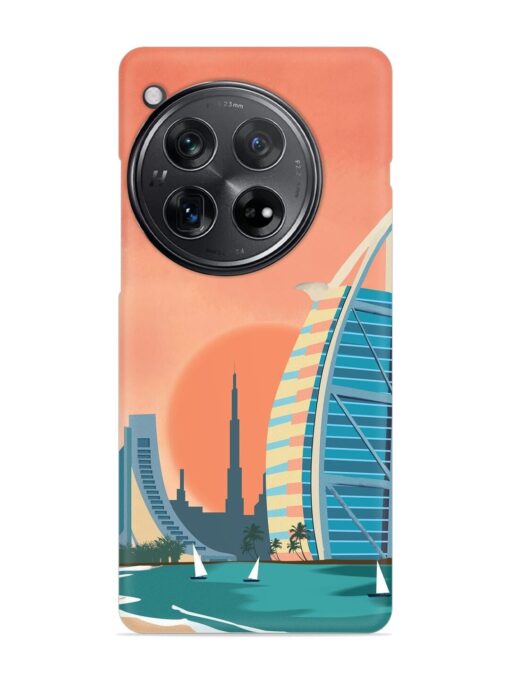 Dubai Architectural Scenery Snap Case for Oneplus 12 (5G) Zapvi