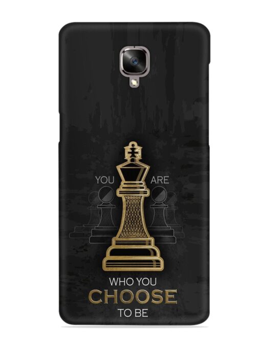 You Are Who Choose To Be Snap Case for Oneplus 3 Zapvi