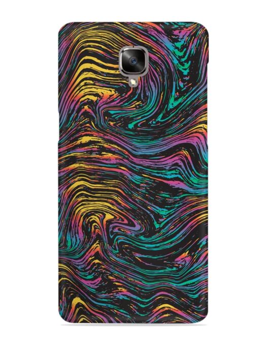 Abstract Liquid Colors Snap Case for Oneplus 3 Zapvi