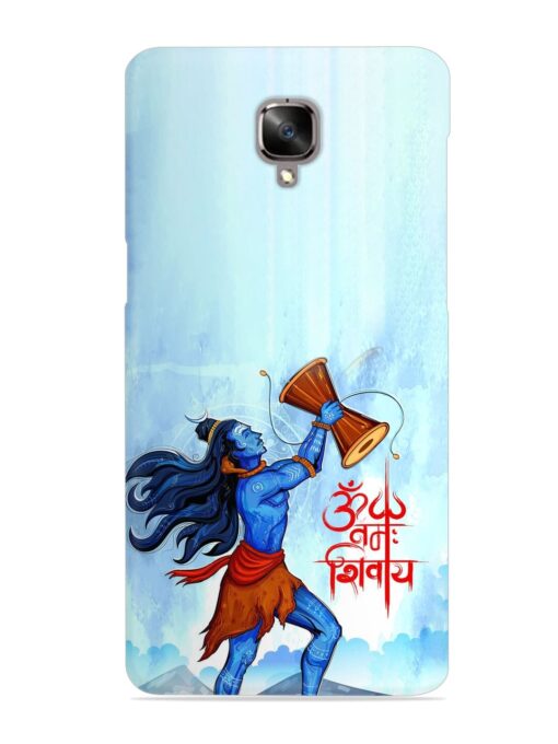 Illustration Lord Shiva Snap Case for Oneplus 3 Zapvi