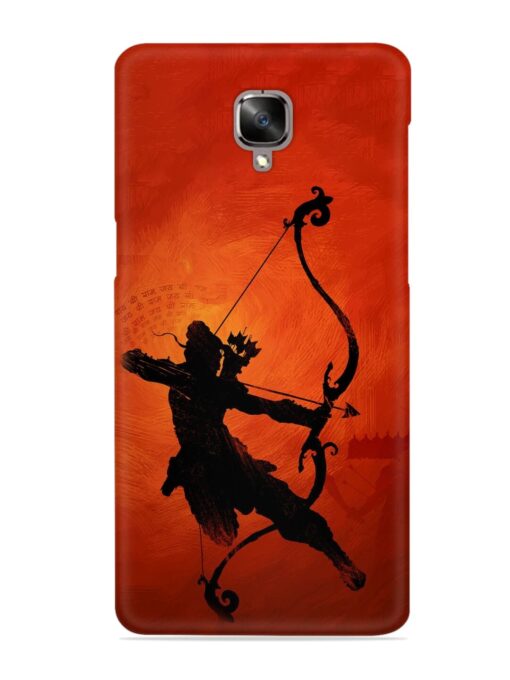 Illustration Lord Rama Snap Case for Oneplus 3 Zapvi