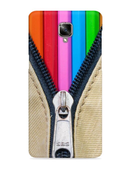 Zip In Color Snap Case for Oneplus 3 Zapvi