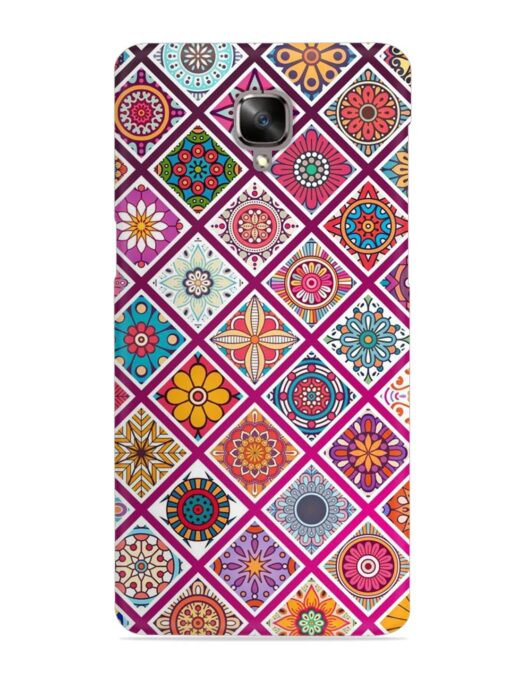 Seamless Tile Pattern Snap Case for Oneplus 3 Zapvi