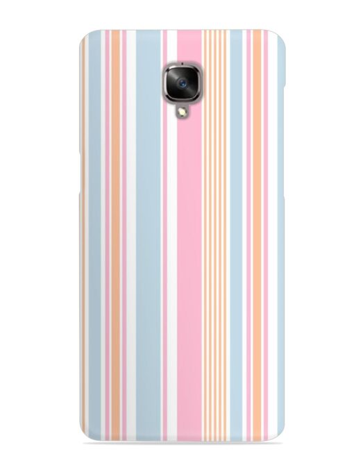 Stripe Seamless Pattern Snap Case for Oneplus 3 Zapvi