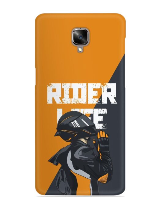 Rider Life Snap Case for Oneplus 3 Zapvi