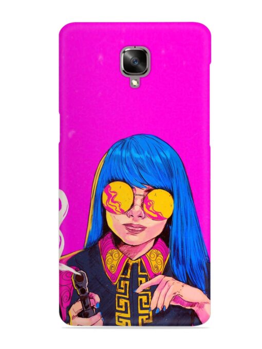 Aesthetic Anime Girl Snap Case for Oneplus 3 Zapvi