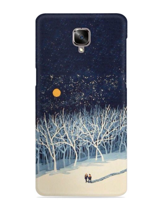 Full Moon Snowshoe Tour Snap Case for Oneplus 3T Zapvi