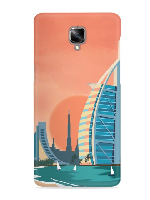 Dubai Architectural Scenery Snap Case for Oneplus 3T Zapvi