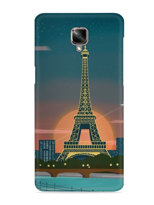 Scenery Architecture France Paris Snap Case for Oneplus 3T Zapvi