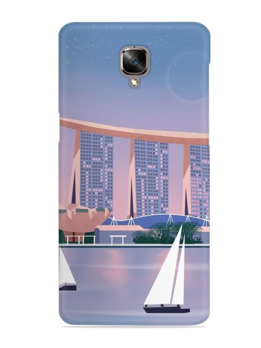 Singapore Scenery Architecture Snap Case for Oneplus 3T Zapvi