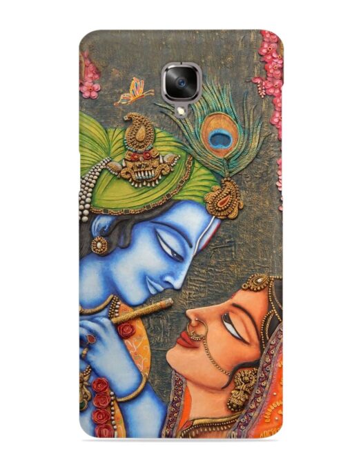 Lord Radha Krishna Flute Art Snap Case for Oneplus 3T Zapvi