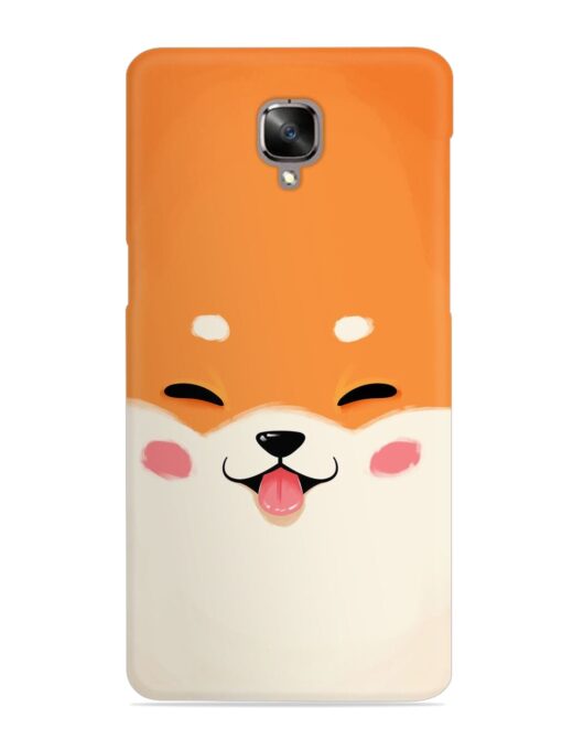 Happy Cat Art Snap Case for Oneplus 3T Zapvi