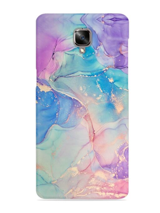 Alcohol Ink Colors Snap Case for Oneplus 3T Zapvi