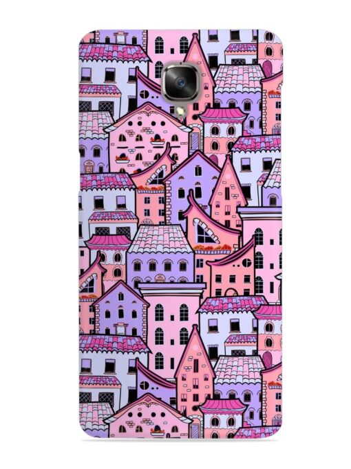 Seamless Pattern Houses Snap Case for Oneplus 3T Zapvi