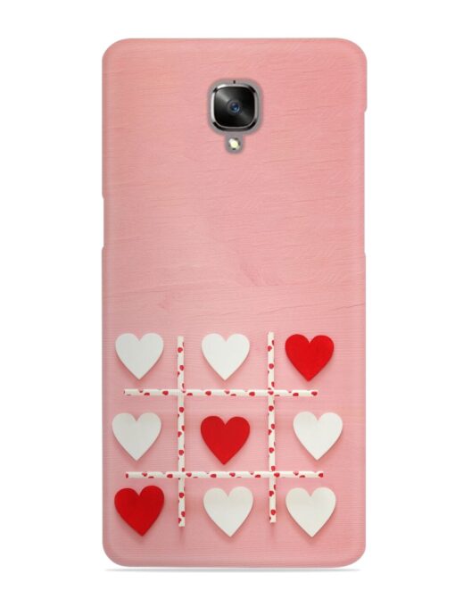 Valentines Day Concept Snap Case for Oneplus 3T Zapvi