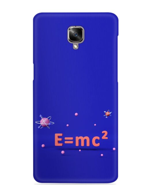 Formula Relativity Equation Snap Case for Oneplus 3T Zapvi