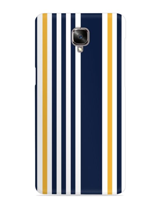 Seamless Stripe Pattern Snap Case for Oneplus 3T Zapvi