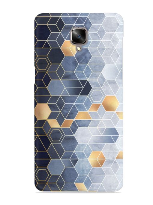 Geometric Abstraction Hexagons Snap Case for Oneplus 3T Zapvi