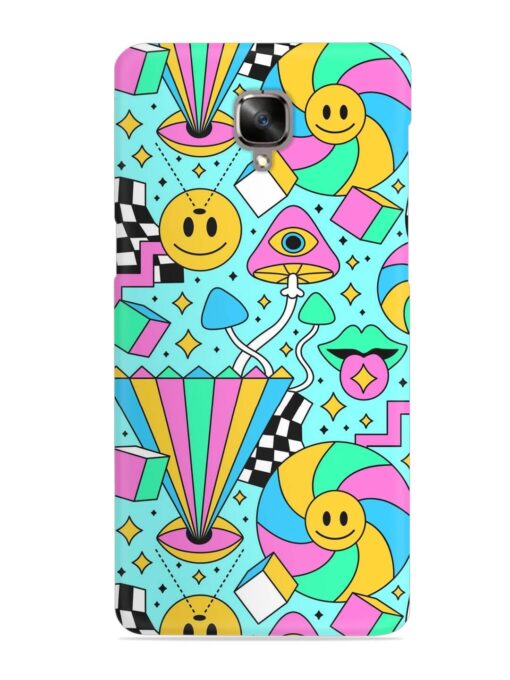 Trippy Rainbow 60S Snap Case for Oneplus 3T Zapvi