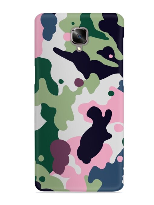 Seamless Funky Camouflage Snap Case for Oneplus 3T Zapvi