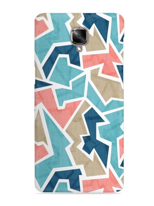 Vintage Geometric Triangle Snap Case for Oneplus 3T Zapvi