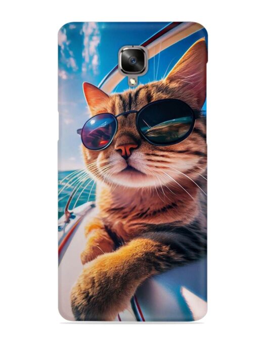 Cat In Style Snap Case for Oneplus 3T Zapvi