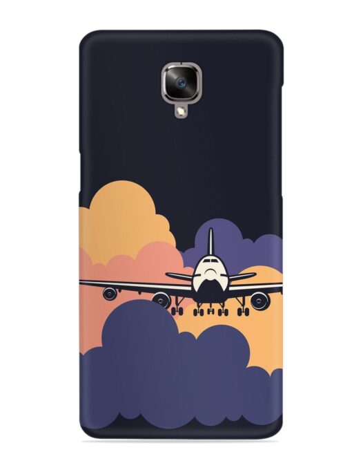 Aeroplane vector Snap Case for Oneplus 3T Zapvi