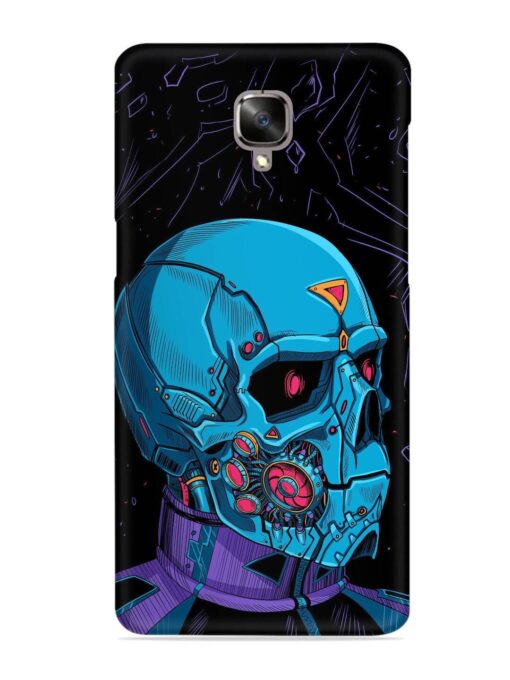 Skull Robo Vector Snap Case for Oneplus 3T Zapvi