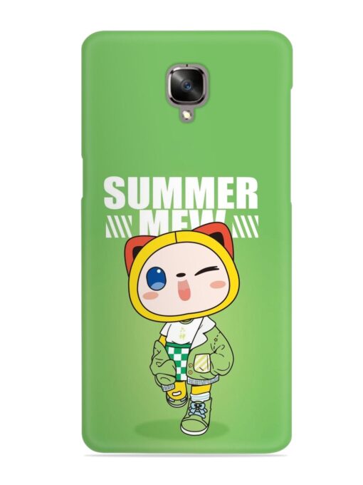 Summer Mew Snap Case for Oneplus 3T Zapvi